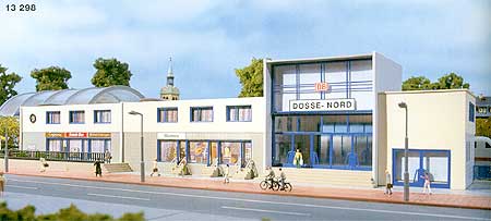 Modern city station "Dosse-Nord"<br /><a href='images/pictures/Auhagen/13298.jpg' target='_blank'>Full size image</a>